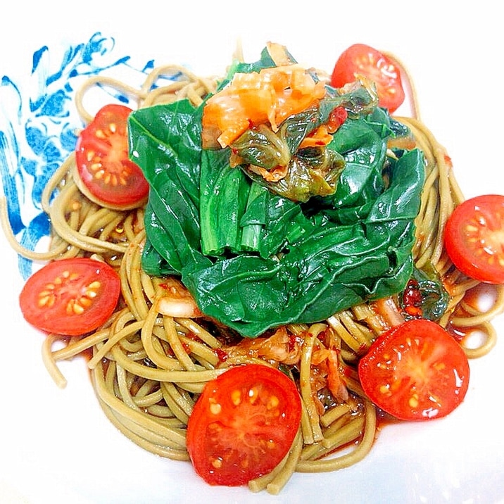茶そばの冷製ピリ辛麺 レシピ 作り方 By レシピ 楽天レシピ 茶そばの冷製ピリ辛麺 レシピ 作り方 By レシピ 楽天レシピ